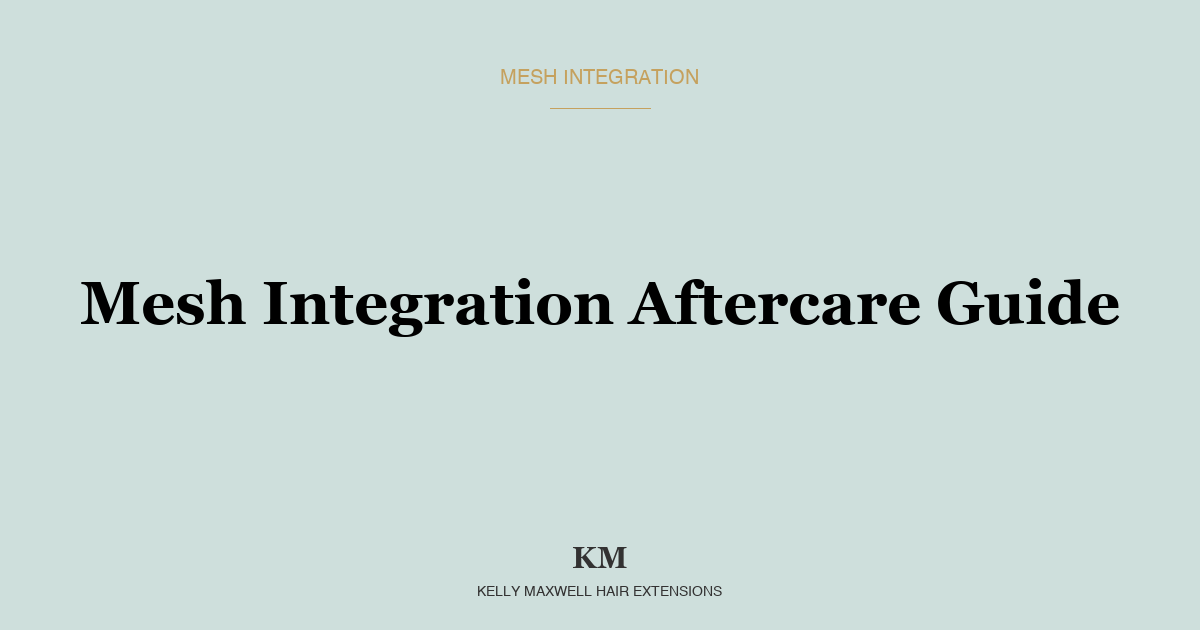 Mesh Integration Aftercare: Daily, Weekly, and Monthly Guide