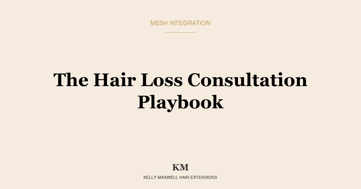 What Every Stylist Should Know Before Consulting a Hair Loss Client