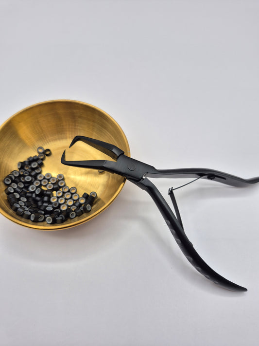 Bead Crusher – beads and loops for hair extension installation by Kelly Maxwell Hair Extensions