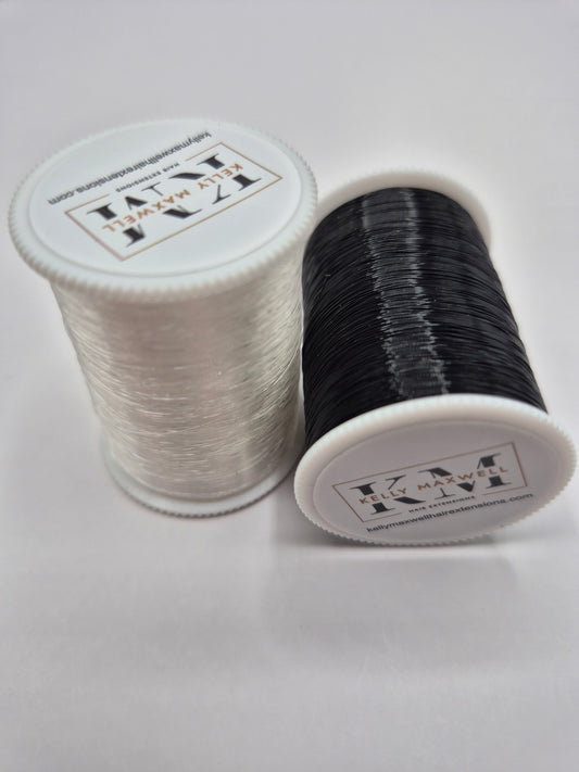 Invisible thread – professional hair extension supply by Kelly Maxwell Hair Extensions