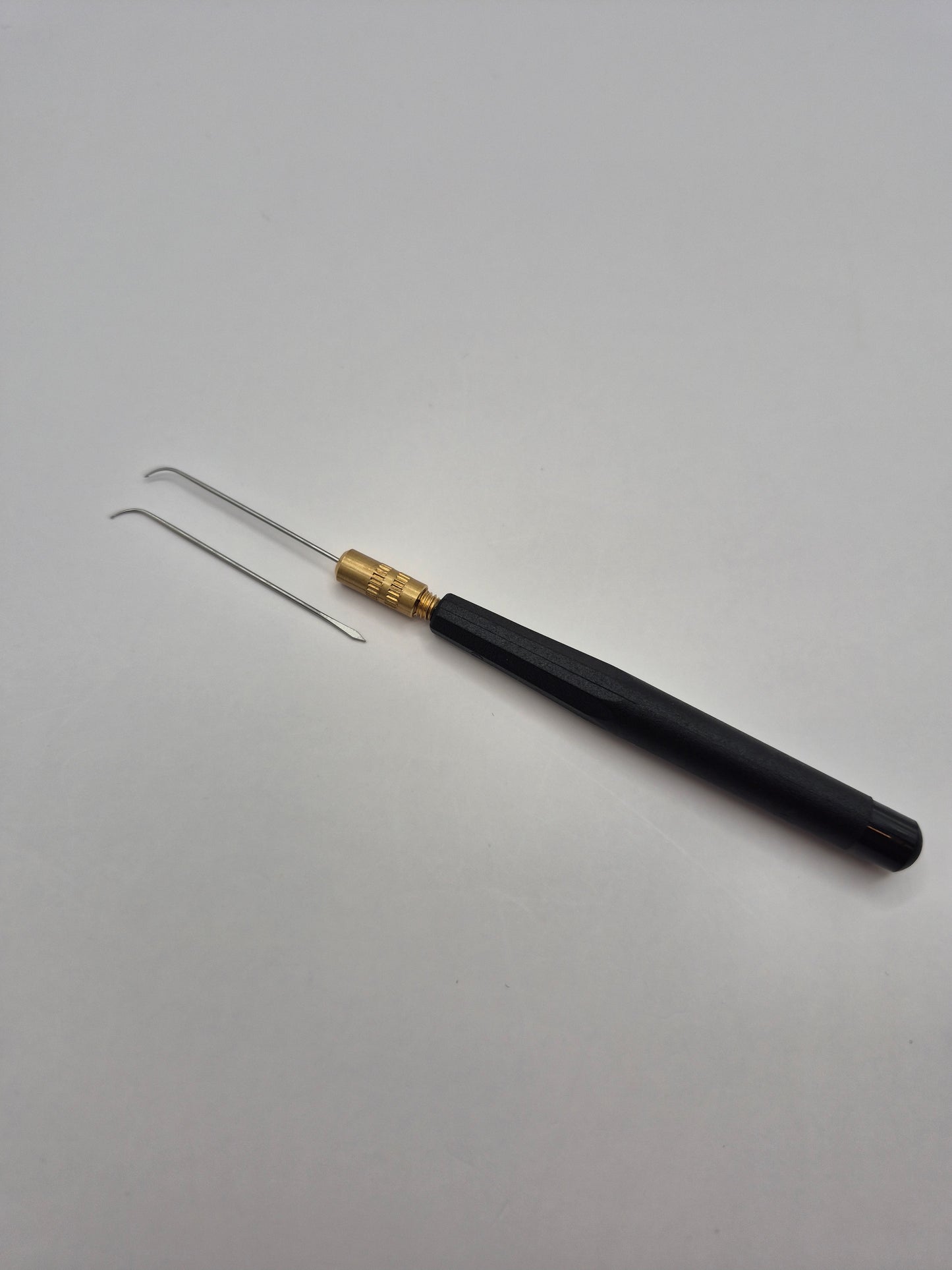 Ventilating hook – professional hair extension tool by Kelly Maxwell Hair Extensions (view 2)