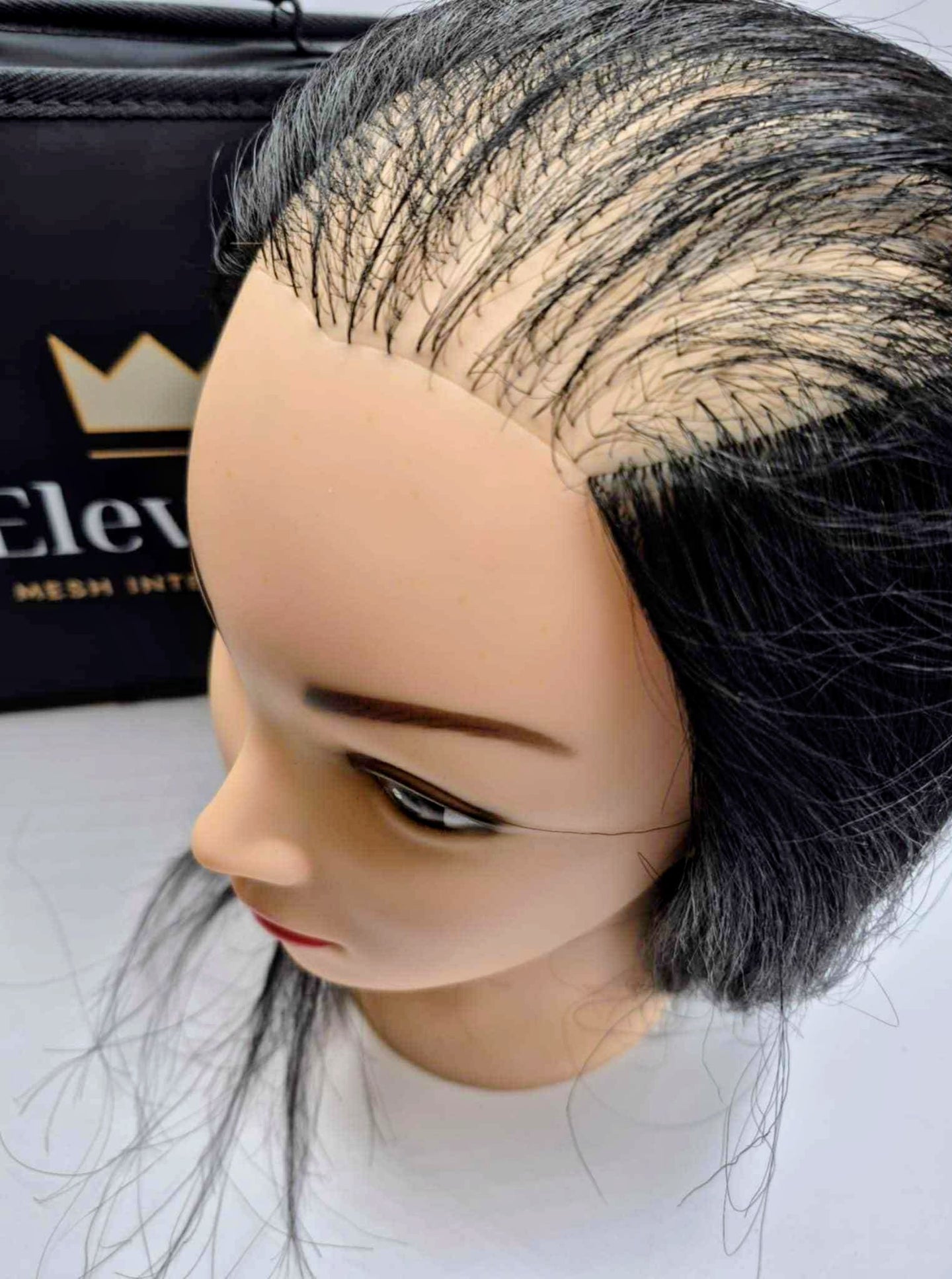 Hair loss mannequin head