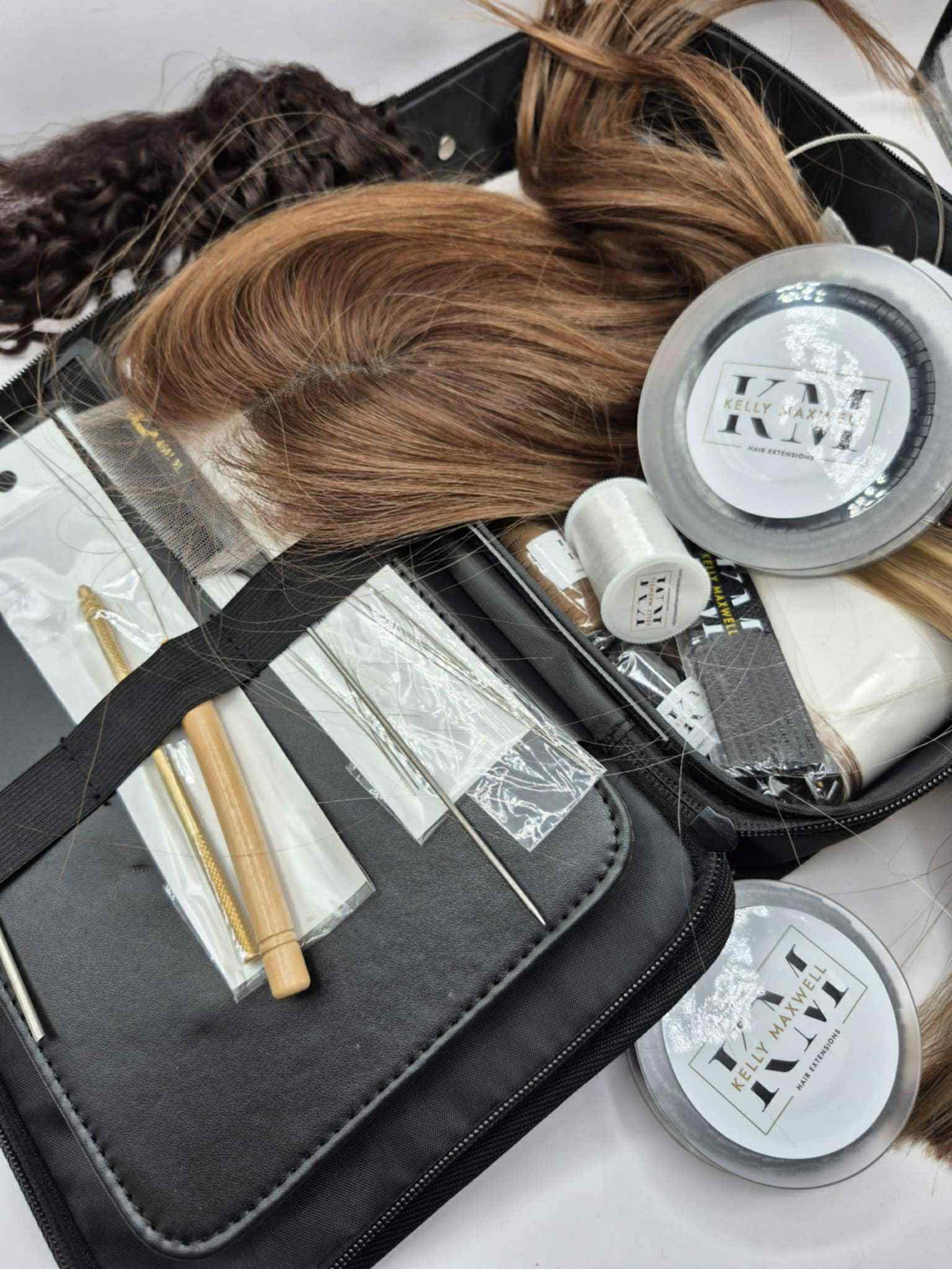Mesh + Meshless Kit – professional installation kit by Kelly Maxwell Hair Extensions (view 4)