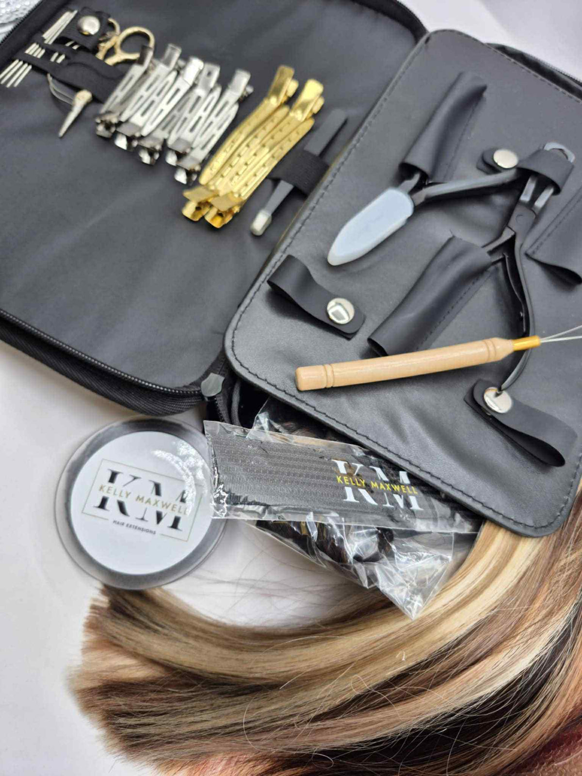 Mesh + Meshless Kit – professional installation kit by Kelly Maxwell Hair Extensions