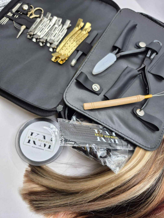 Mesh + Meshless Kit – professional installation kit by Kelly Maxwell Hair Extensions