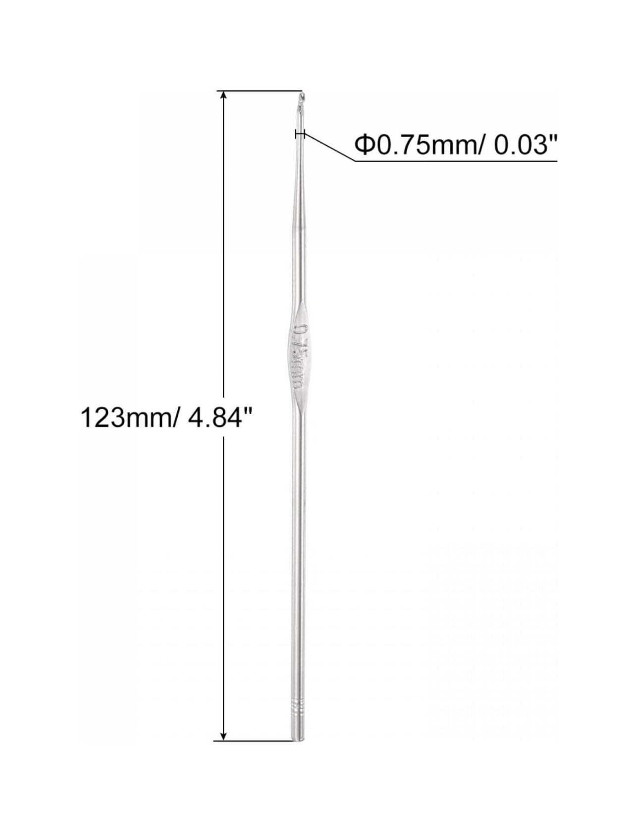 Crochet Hook 0.75 mm - pack of two – professional hair extension tool by Kelly Maxwell Hair Extensions (view 2)