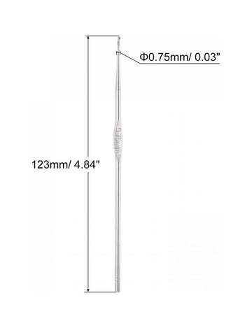 Crochet Hook 0.75 mm - pack of two