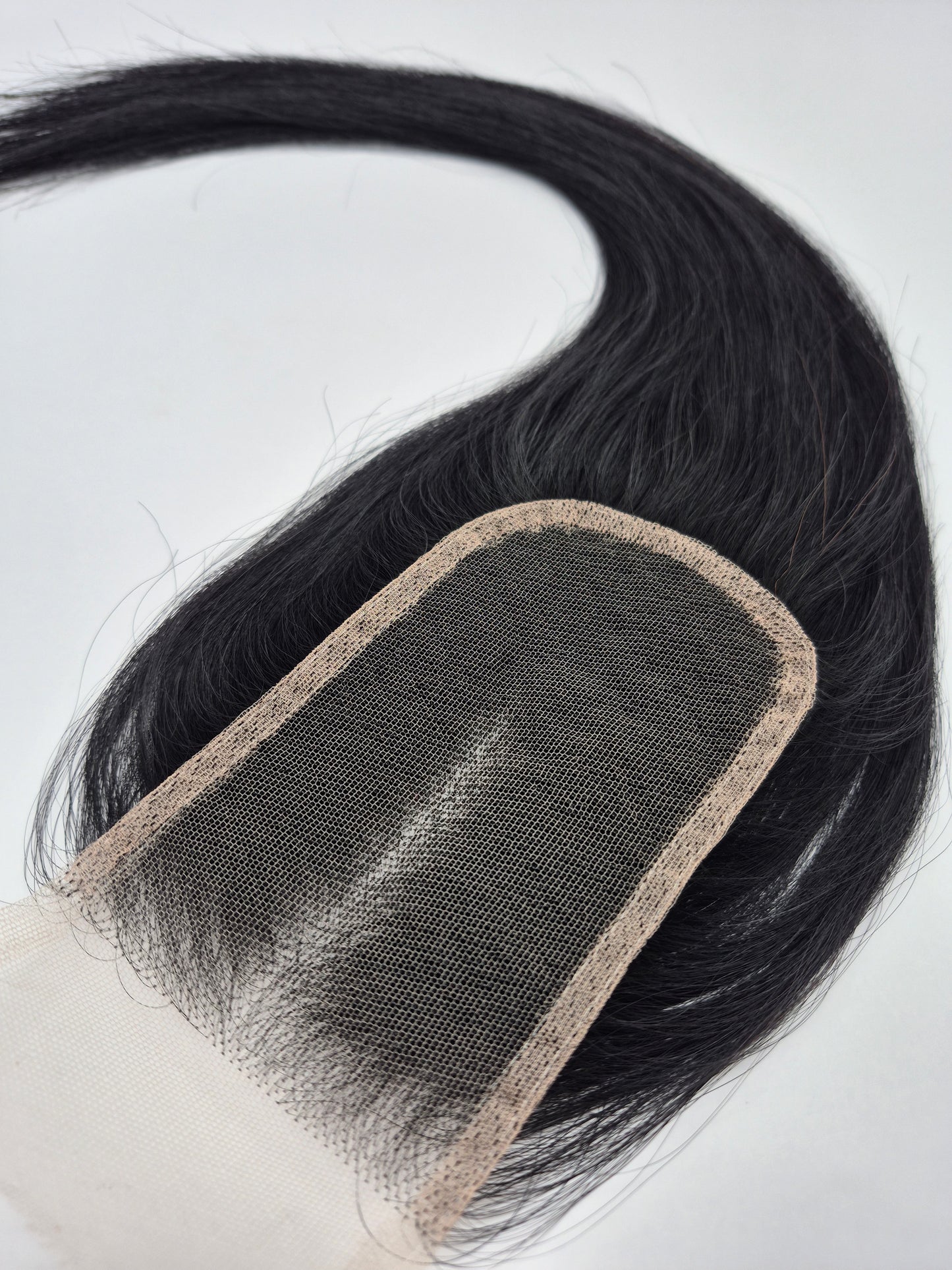 Unbreakable ( 33- Mesh closure) Jet Black – mesh closure for hair extensions by Kelly Maxwell Hair Extensions (view 3)