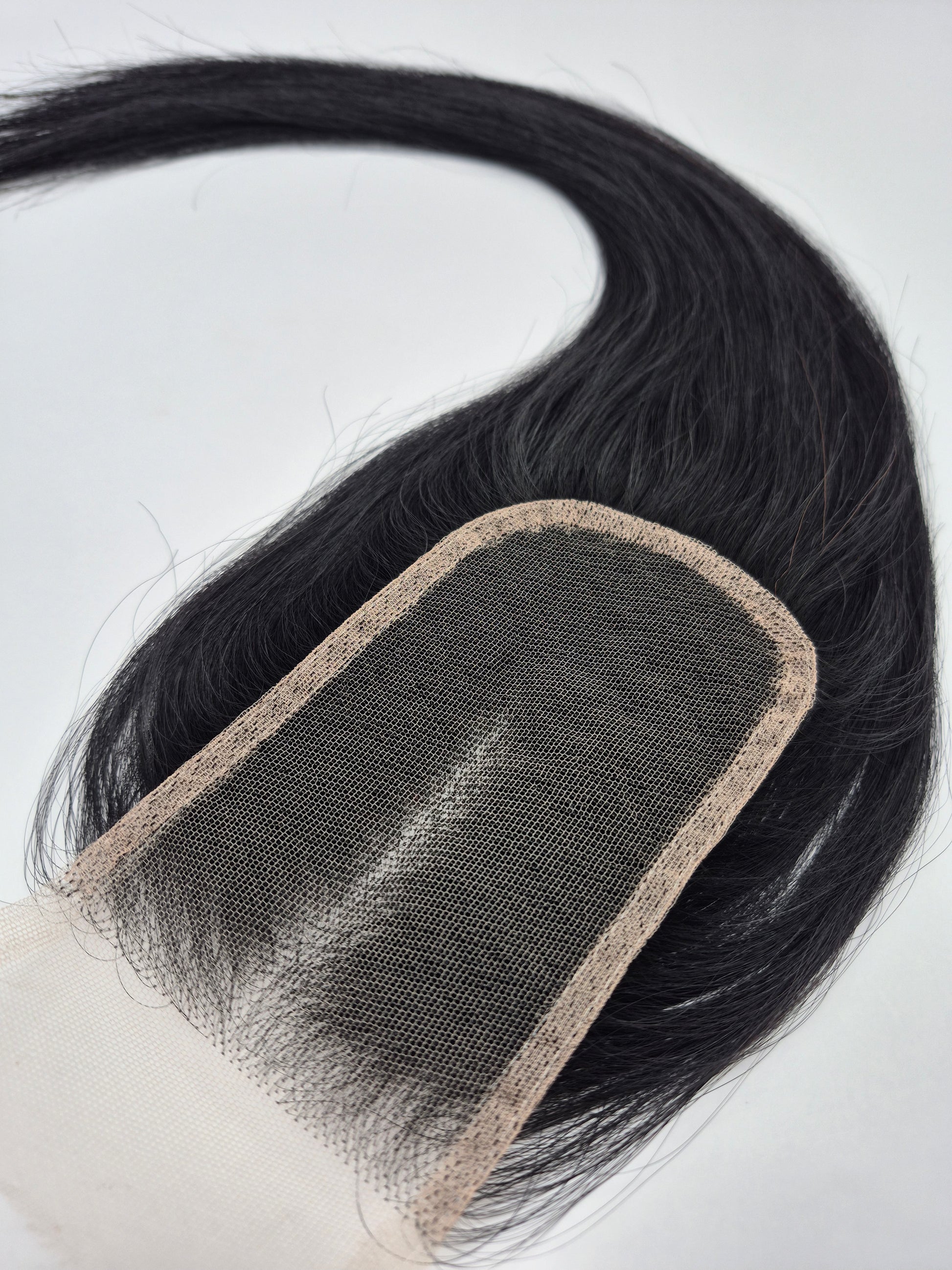 Unbreakable ( 33- Mesh closure) Jet Black – mesh closure for hair extensions by Kelly Maxwell Hair Extensions (view 3)